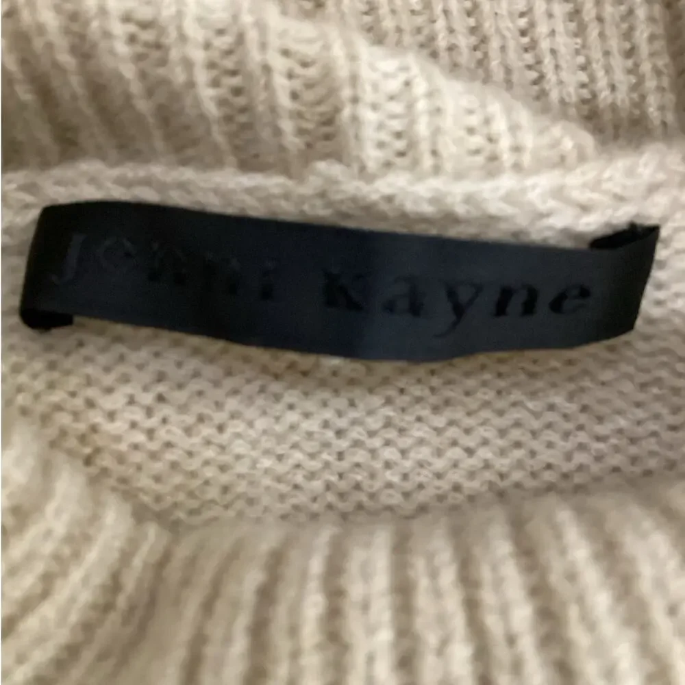 Jenni Kayne Atlas Turtleneck Sweater Merino Wool In Wheat Beige Size Small - Picture 11 of 13